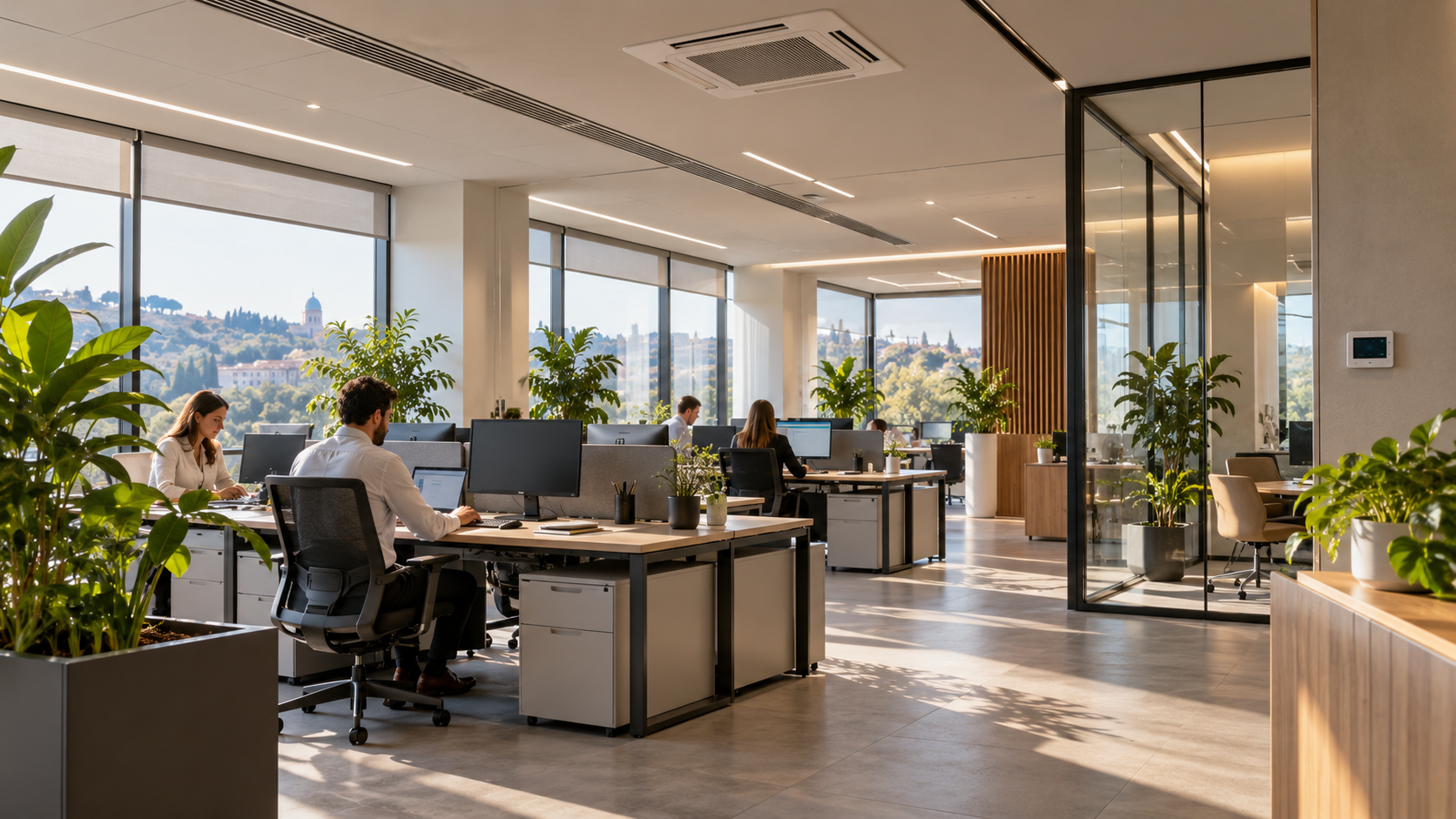 Efficienza e comfort negli spazi di lavoro
